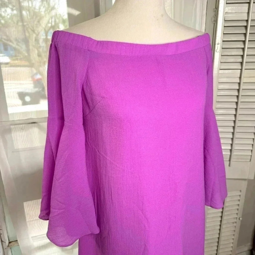 Halston NWT Off the Shoulder Dress - Picture 5 of 10